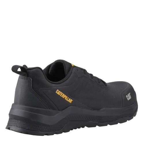 CAT Inductor Mesh Safety Trainers Black ESD Metal Free