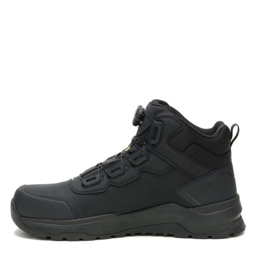 CAT Inductor Tech Safety Boots ESD Black BOA Style