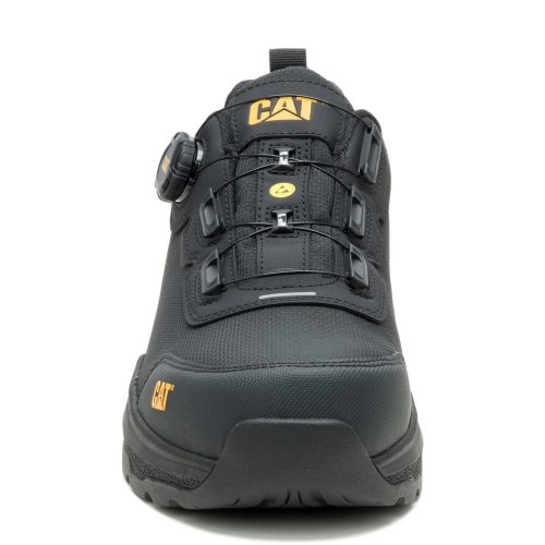 CAT Inductor Tech Black ESD Safety Trainers BOA Style