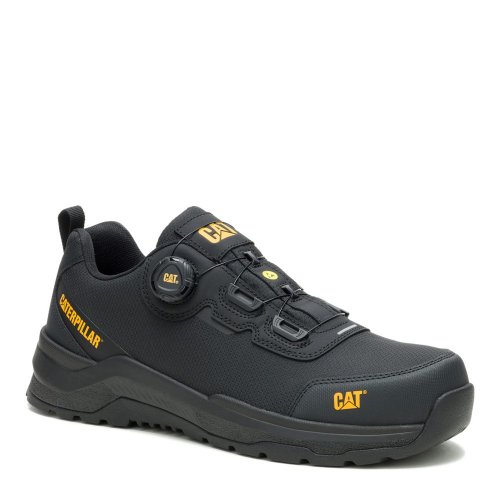 CAT Inductor Tech Black ESD Safety Trainers BOA Style