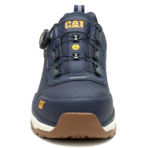 CAT Inductor Tech ESD Safety Trainers Navy BOA Style 