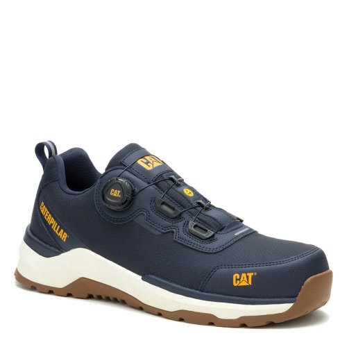 CAT Inductor Tech ESD Safety Trainers Navy BOA Style 