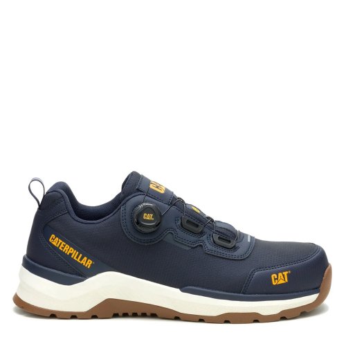 CAT Inductor Tech ESD Safety Trainers Navy BOA Style 