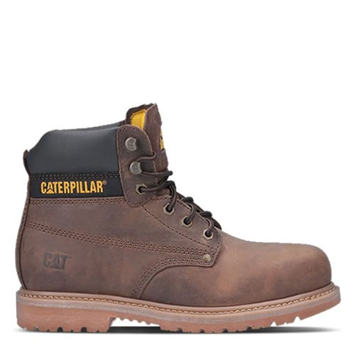 CAT Powerplant SB Brown Safety Boots