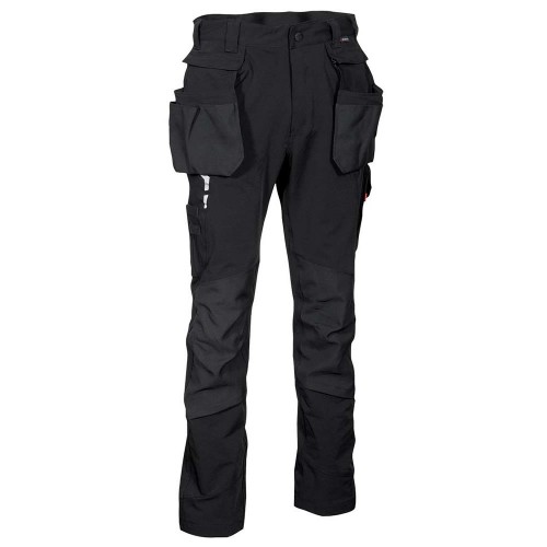 Cofra Laxbo Stretch Work Trousers Holster Pockets Black