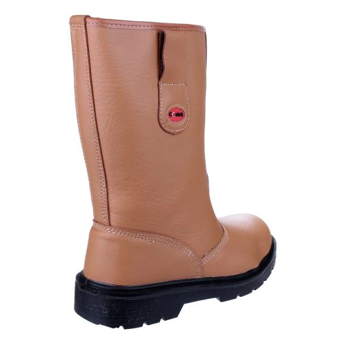 Centek FS334 Tan S1P Safety Rigger Boots Steel Toecap 