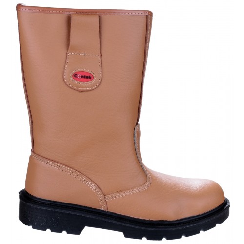 Centek FS334 Tan Safety Rigger Boots