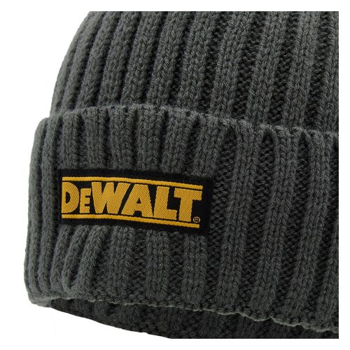 DeWalt Indianapolis Grey Knitted Logo Beanie Hat