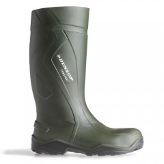Dunlop C462933 Purofort Green Safety Wellingtons