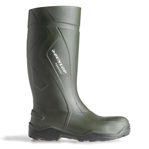 Dunlop C462933 Purofort Green Safety Wellingtons