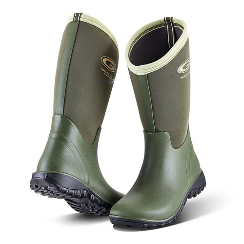 Grubs Tideline Green Boots