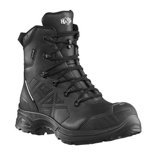 Haix Airpower XR820 Black Leather Safety Boots GORE-TEX Steel Toe
