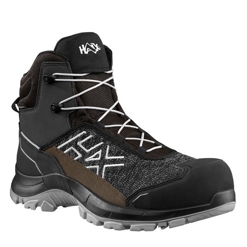 Haix Black Eagle 410 Black / Brown S7S Safety Boots GORE-TEX