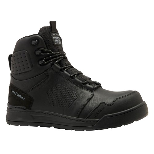 Hard Yakka Black 3056 Waterproof Safety Boots