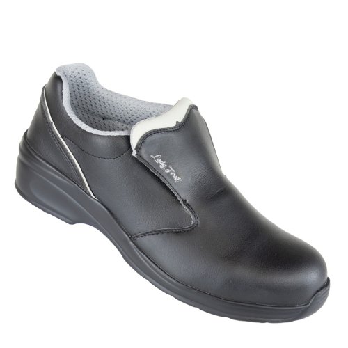 Himalayan 2500 Ladies Black Slip On Safety Shoes