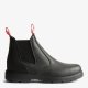 Hunters Drift Black Leather Occupational Dealer Boots Slip Non Safety