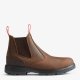 Hunters Drift Brown Leather Occupational Slip On Non Safety Dealer Boots