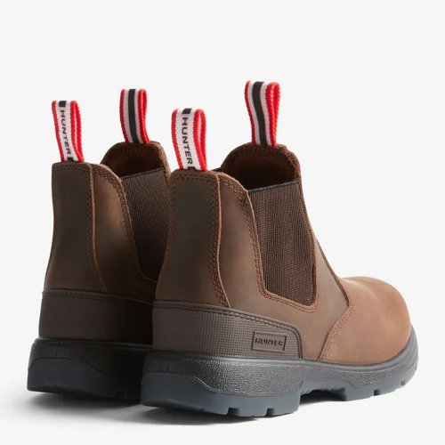 Hunter Kirkwood Occupational Slip On Dealer Boots Non Safety Ladies Brown 