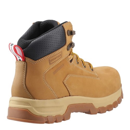 Hunter Lightning Waterproof Safety Boots Honey