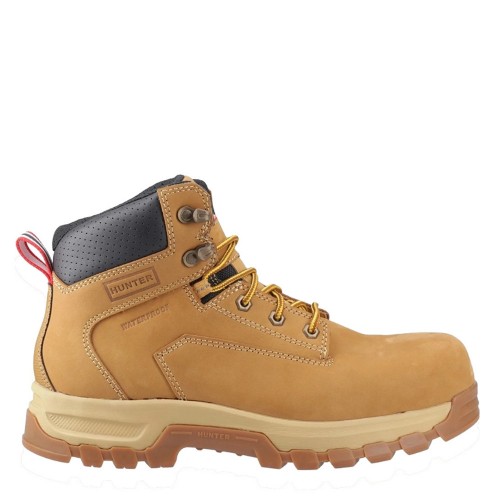 Hunter Lightning Waterproof Safety Boots Honey