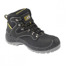 JCB Backhoe Black Safety Boots