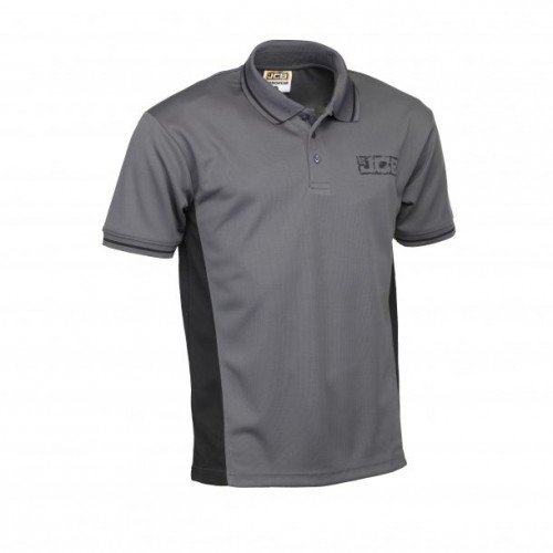 JCB Trade Performance Polo Shirt Grey