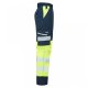 Leo Workwear Winswell Women's Stretch Cargo Trousers Hi-Vis Yellow / Navy