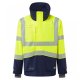 Leo Workwear Dartmoor Class 2 Jacket Hi-Vis Yellow / Navy 