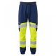 Leo Workwear Hawkridge Class 1 Stretch Trousers Hi-Vis Yellow / Navy