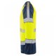 Leo Workwear Ruda Class 2 Long-Sleeved T-Shirt Hi-Vis Yellow / Navy