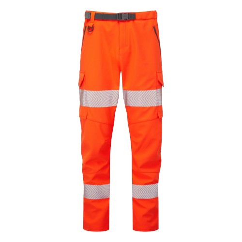 Leo Workwear Starcross Orange Stretch Ladies Hi Vis Trouser