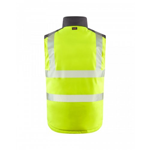 Leo Workwear Halsinger Hi Vis Yellow Class 2 Bodywarmer