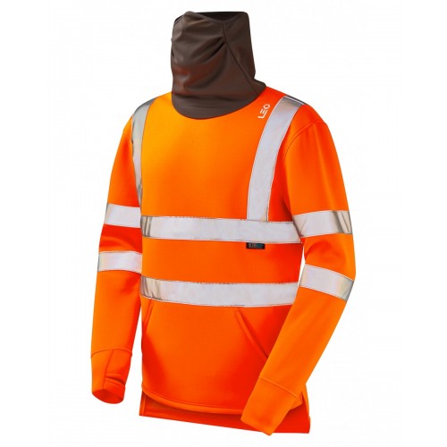 Leo Workwear Clifton Class 2 LFS Anti Static Orange Hi Vis Waistcoat