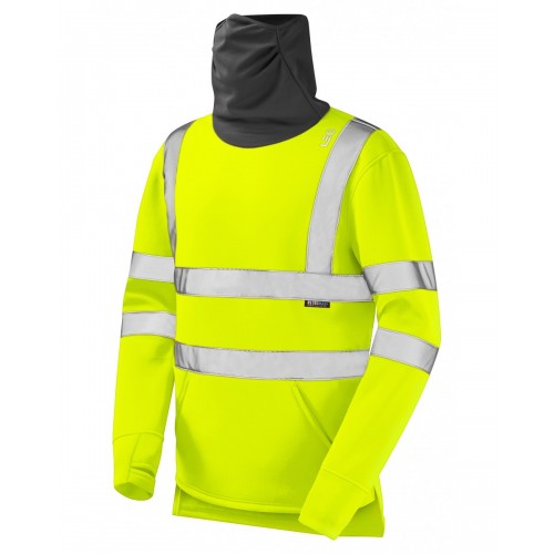 Leo Workwear Combesgate Yellow Snood Sweatshirt