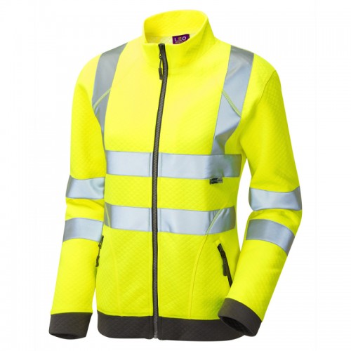 Leo Workwear Hollicombe Yellow Womens Sweatshirt