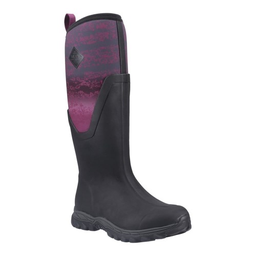 Muck Boots Arctic Sport Tall II Wellingtons Black/Magenta