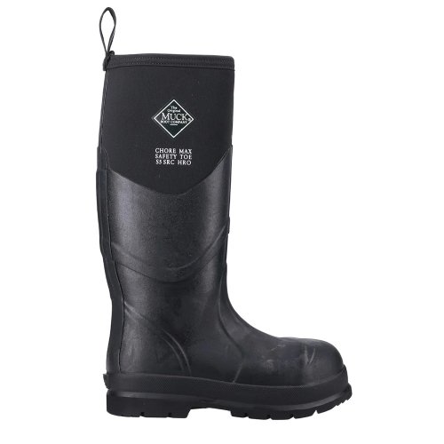 Muck Chore Max Steel Toe Black Safety Wellingtons