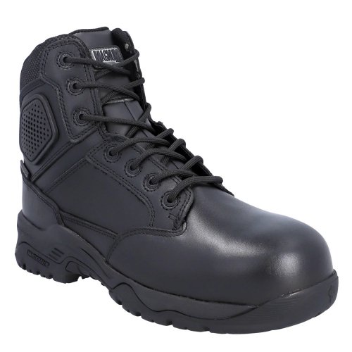 Magnum Strike Force 6.0 Side-Zip CT CP Black Waterproof Safety Boots
