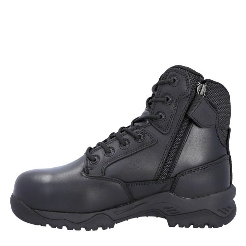 Magnum Strike Force 6.0 Side-Zip CT CP Black Waterproof Safety Boots