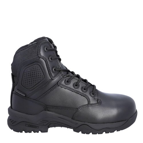 Magnum Strike Force 6.0 Side-Zip CT CP Black Waterproof Safety Boots
