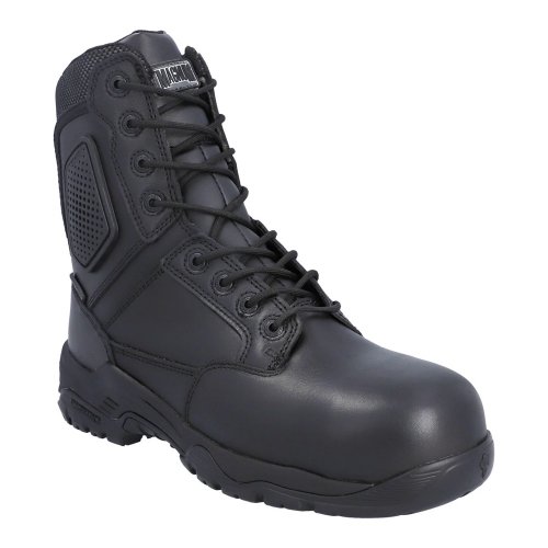 Magnum Strike Force 8.0 Side-Zip CT CP Black Safety Boots Waterproof
