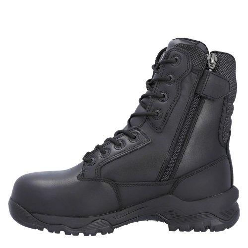 Magnum Strike Force 8.0 Side-Zip CT CP Black Safety Boots Waterproof