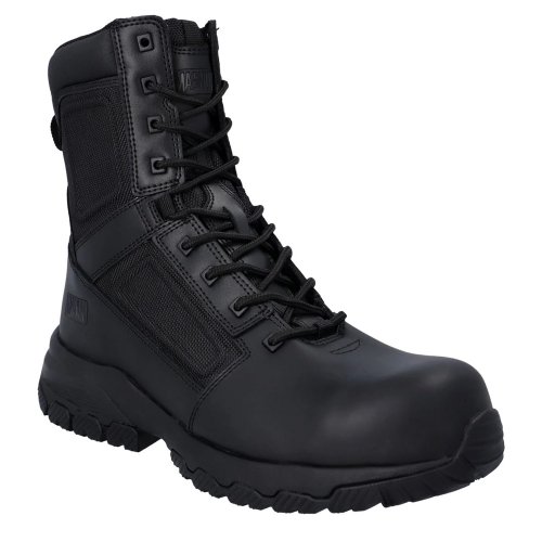 Magnum Vanguard 8.0 Side Zip Metal Free Black Safety Boots
