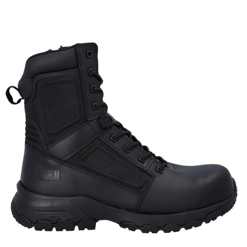 Magnum Vanguard 8.0 Side Zip Metal Free Black Safety Boots