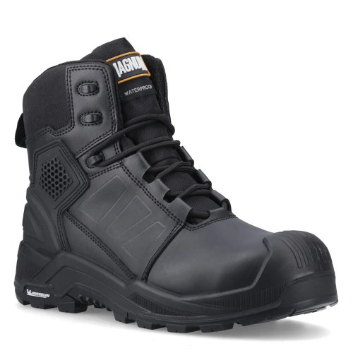 Magnum Storm Force 6.0 Black S7S Metal Free Waterproof Safety Boots