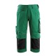 Mascot Safe Unique Altona 3/4 Length Pants With Kneepad Pockets - Green/black