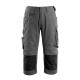 Mascot Safe Unique Altona 3/4 Length Pants With Kneepad Pockets - Dark Anthracite/black