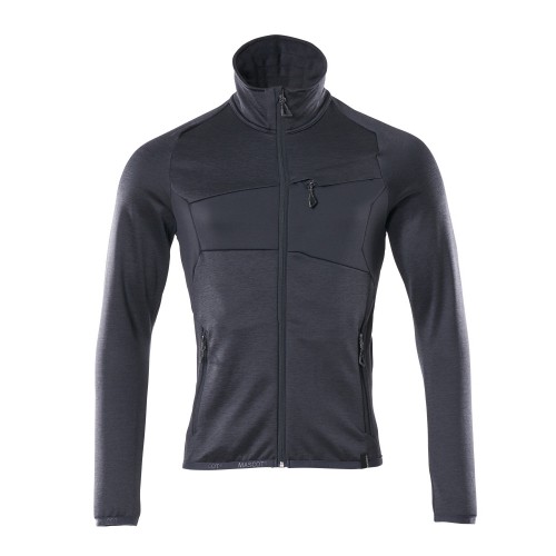 Mascot Accelerate 18103 Fleece Jumper With Zipper Dark Navy
