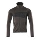 Mascot Accelerate 18103 Fleece Jumper With Zipper Dark Anthracite Black