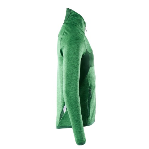 Mascot Accelerate 18103 Fleece Jumper With Zipper Grass Green
